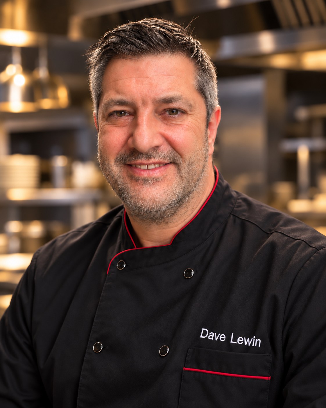 David Lewin, founder of Chef Office, in a commercial kitchen